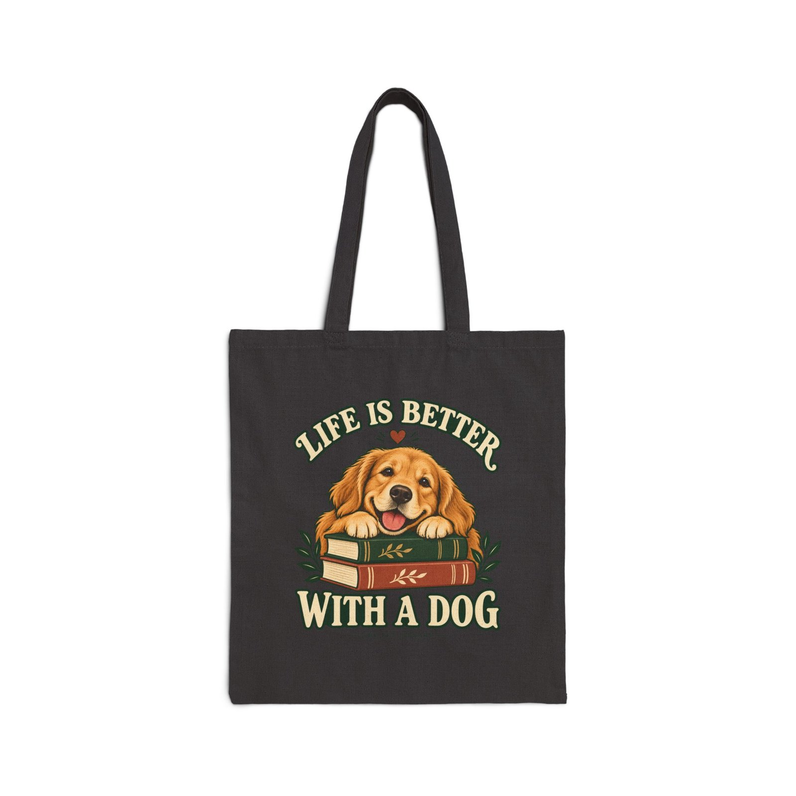 Tote Bag — "Life Is Better With a Dog" Canvas Tote for Dog Lovers - Image 5